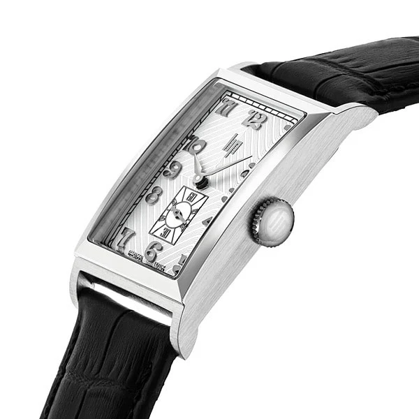 タスク 671944 Churchill T18 Silver Two Hand Watch with Small Second Authentic Design and 2 Year Warranty for Timeless Elegance - Image 3