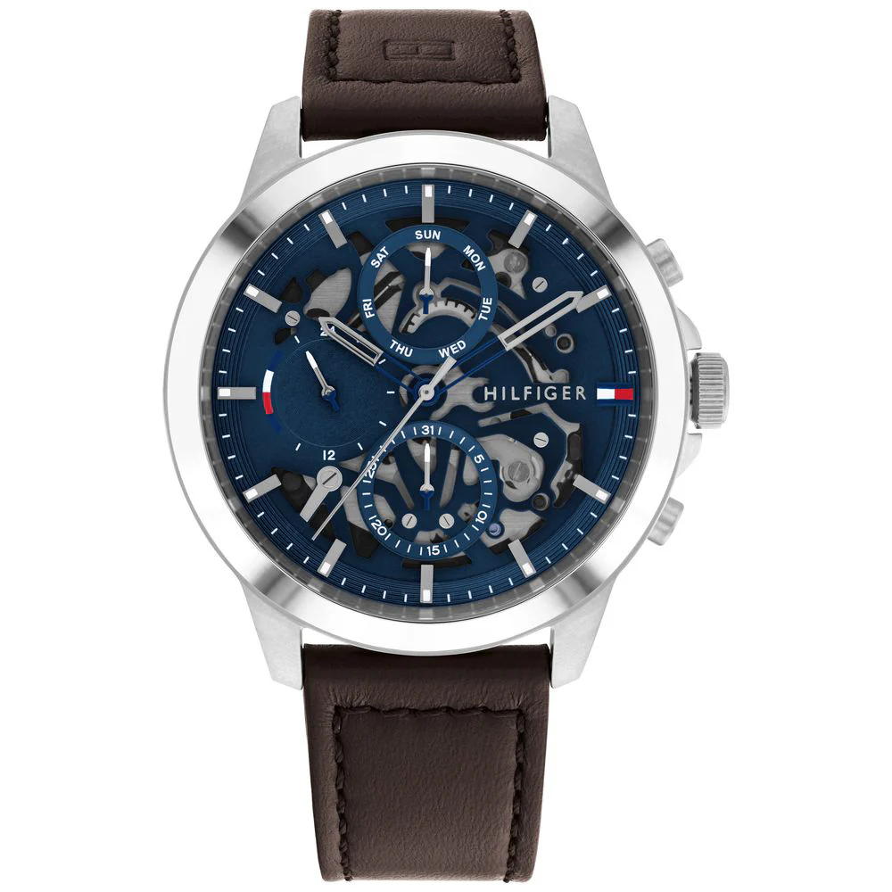 1710476 Men's Navy Watch Stylish Design Water Resistant Quartz Movement Durable Strap