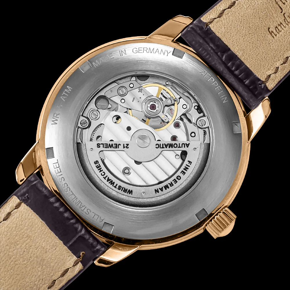 76628 100Years Open Heart Limited Edition 2-Year Warranty White Dial Automatic Movement Elegant Design - Image 8