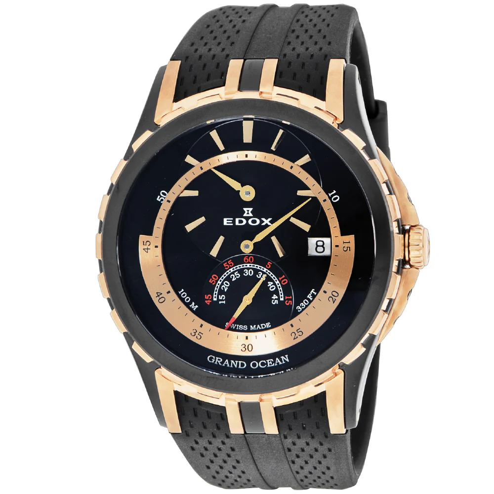 77002357RNNIR Grand Ocean Black Gold 2-Year Warranty Luxury Design Water Resistant Elegant Style