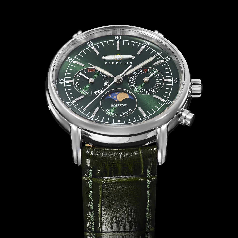 86354 Marine Green Watch 2-Year Warranty Japanese Movement Water-Resistant Stylish Design - Image 2
