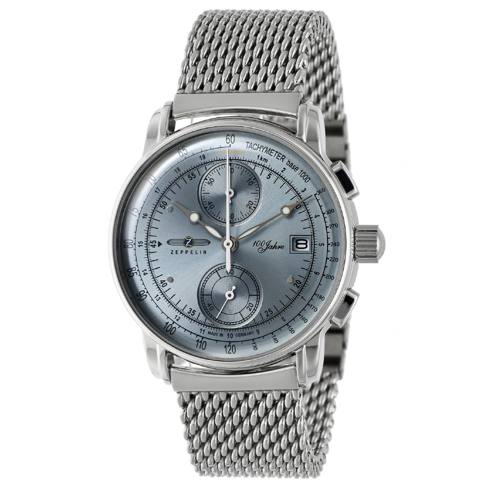8670M4 100th Anniversary Series Limited Edition Blue 2-Year Warranty Japanese Movement Water Resistant