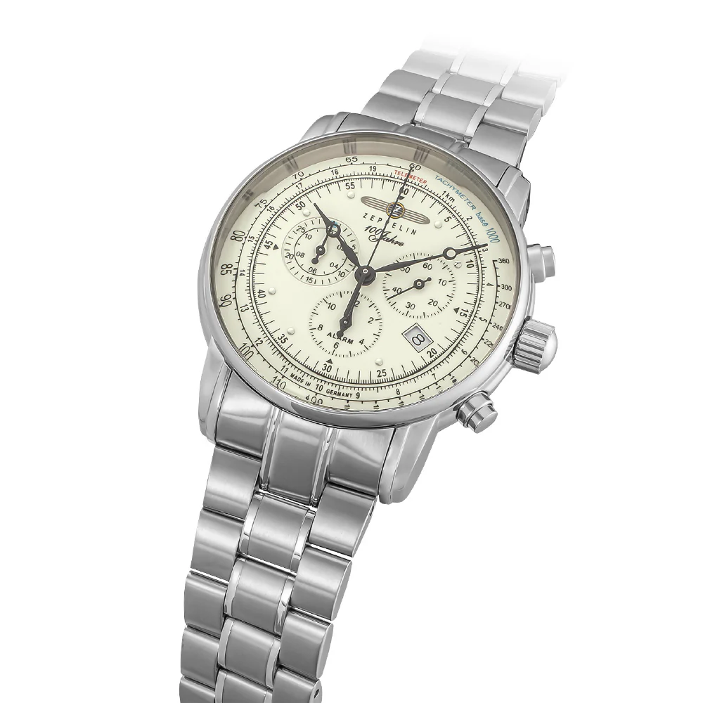 8680MB3 100th Anniversary Series 2-Year Warranty White Authentic Timepiece Elegant Design Water Resistant - Image 2