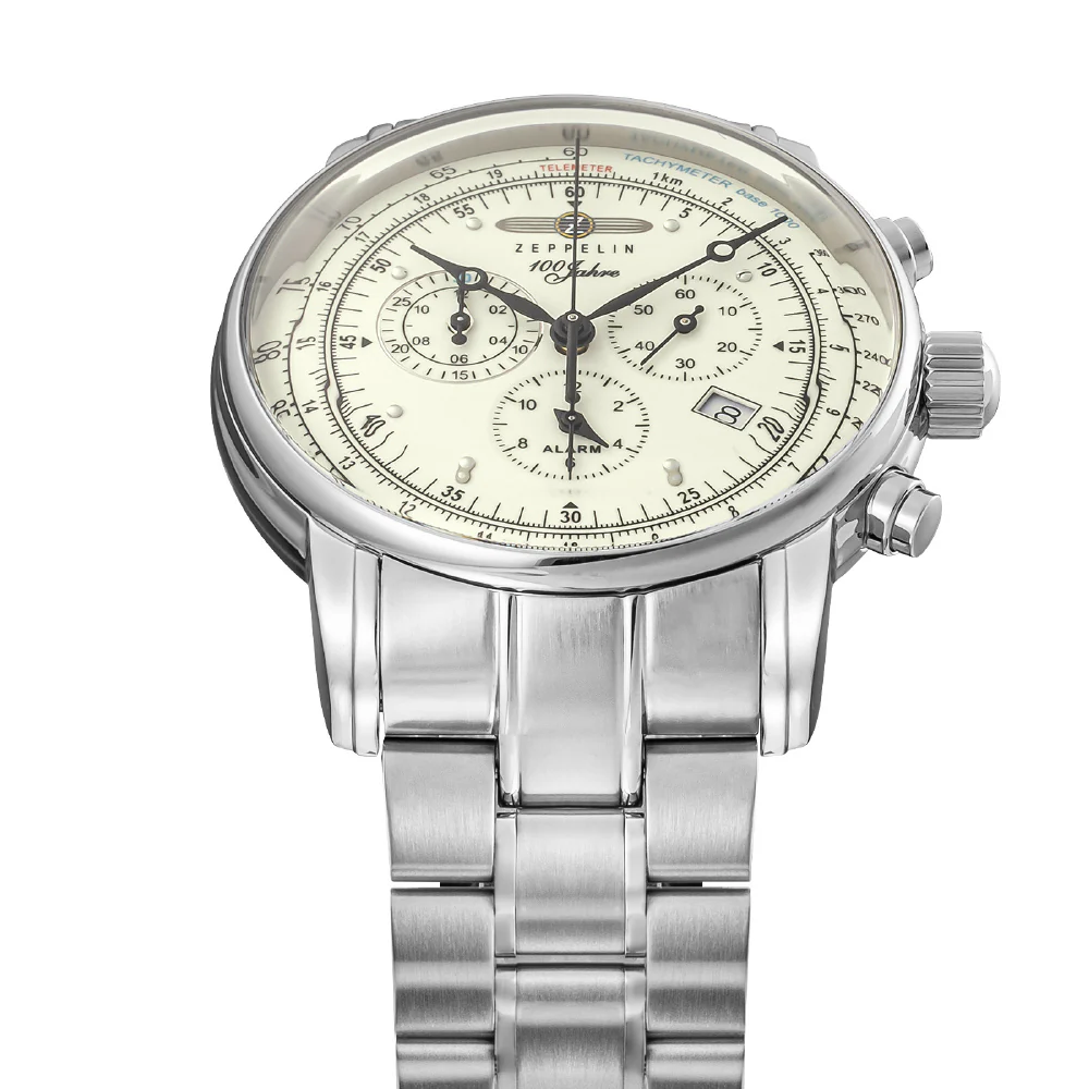 8680MB3 100th Anniversary Series 2-Year Warranty White Authentic Timepiece Elegant Design Water Resistant - Image 3