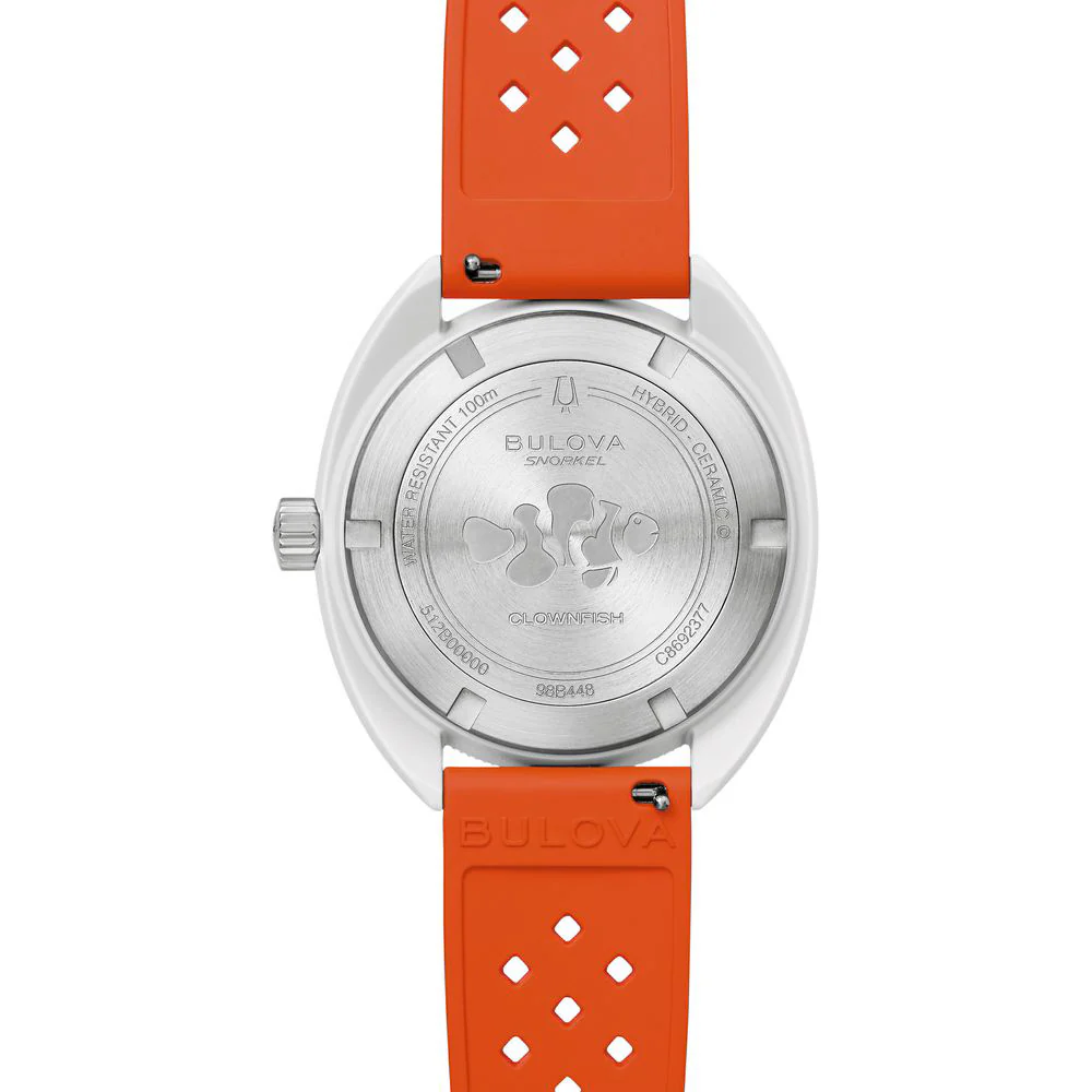 98B448 BULOVA Archives Series Snorkel 98B448 Water Resistant Chronograph Stainless Steel Retro Design 21mm Band - Image 4