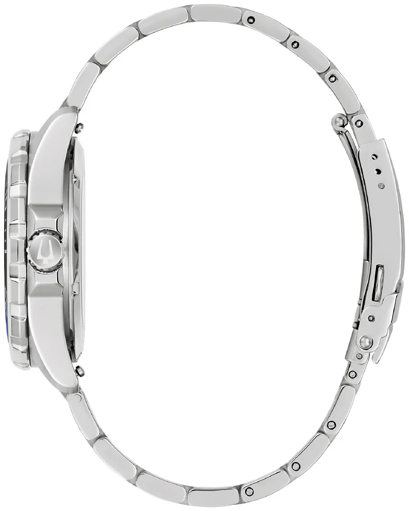 98B466 BULOVA Marine Star Automatic Watch - Water Resistant - Stainless Steel Case - Luminous Hands - Date Function - Image 2