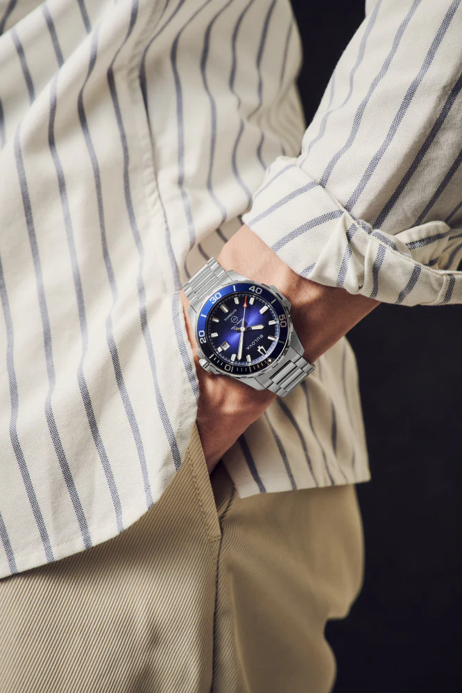 98B466 BULOVA Marine Star Automatic Watch - Water Resistant - Stainless Steel Case - Luminous Hands - Date Function - Image 5