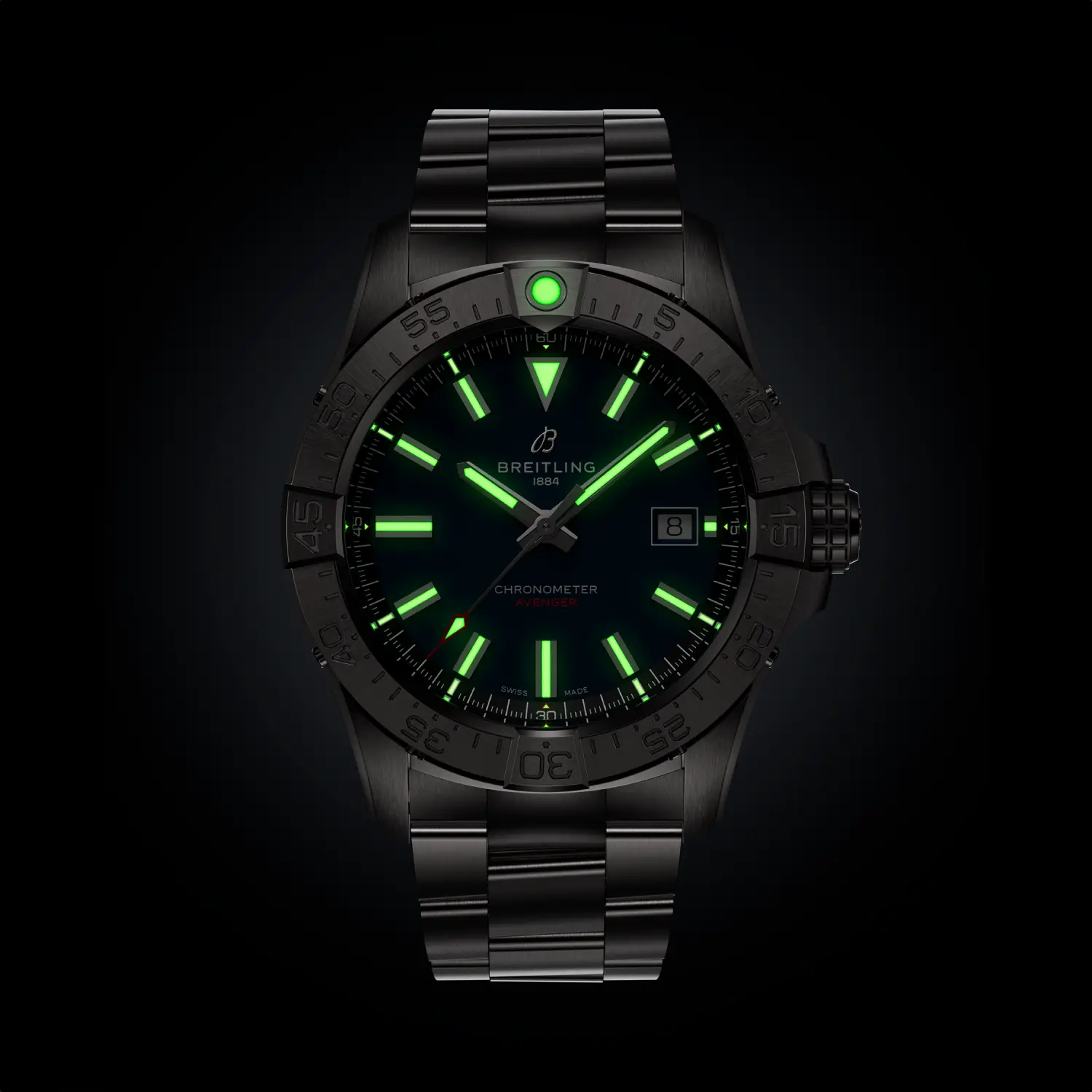 A17328101C1A1 Luxury Swiss Movement Water Resistant Chronograph Elegant Design Classic Style - Image 6