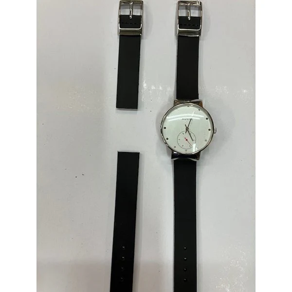 ADEXE E-03BK Stylish Design Waterproof 1-Year Warranty Japanese Movement Elegant Black Finish