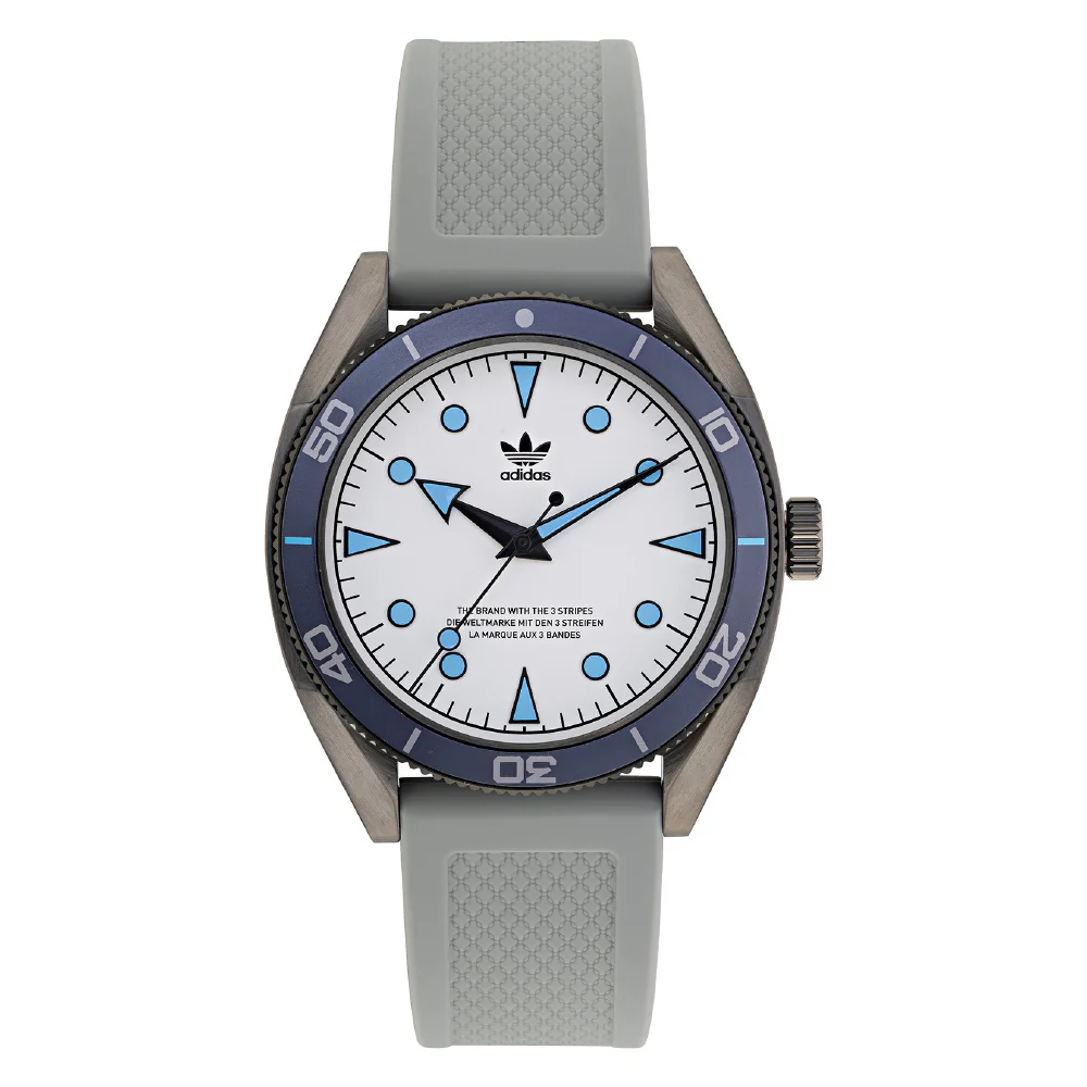 ADIDAS AOFH22003 Edition Two 1-Year Warranty Silver Stainless Steel Water-Resistant Stylish Design