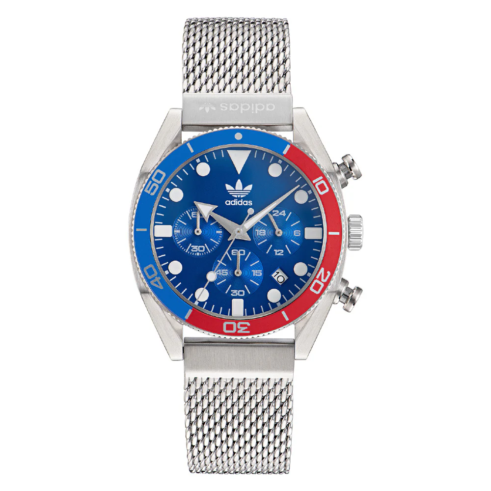 ADIDAS AOFH22500 Edition Two Chrono 1 Year Warranty Blue Stylish Design Water Resistant Chronograph