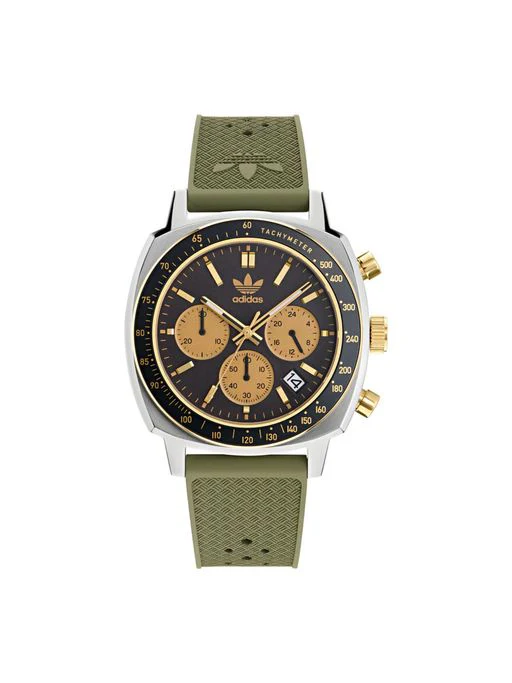 ADIDAS AOFH23504 Master Originals One Chrono Black Watch with 1 Year Warranty, Sleek Design, Durable Build, and Genuine Quality