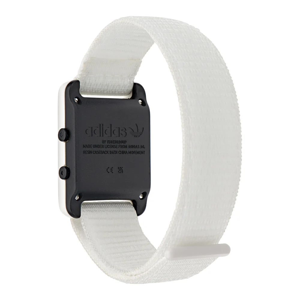 ADIDAS AOST23064 Retro Pop Digital Watch 1-Year Warranty Stylish White Color Lightweight Design - Image 3