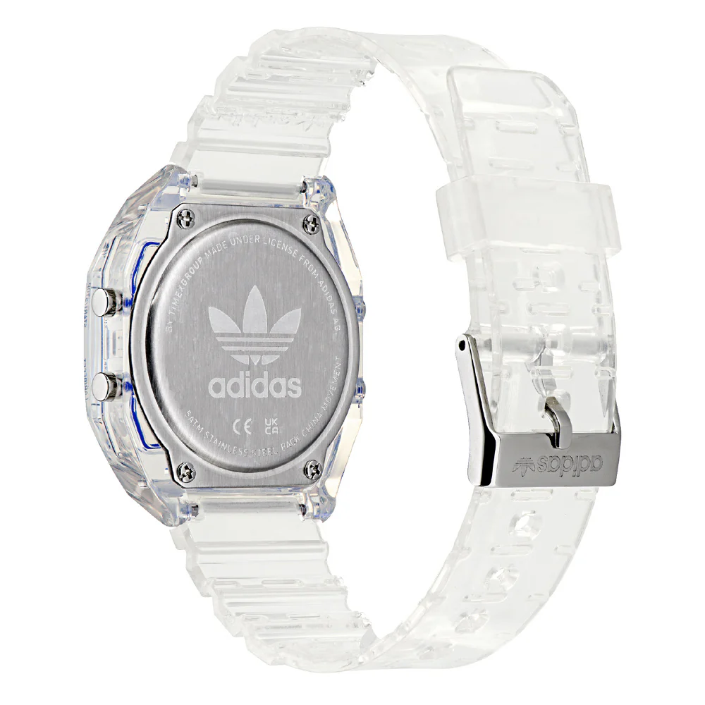 ADIDAS AOST24061 Digital Two Crystal 1-Year Warranty Clear Lightweight Stylish Design - Image 4