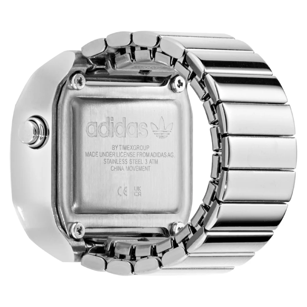 ADIDAS AOST26037 Digital Two Ring 1-Year Warranty Silver Stylish Design Water-Resistant Lightweight - Image 9