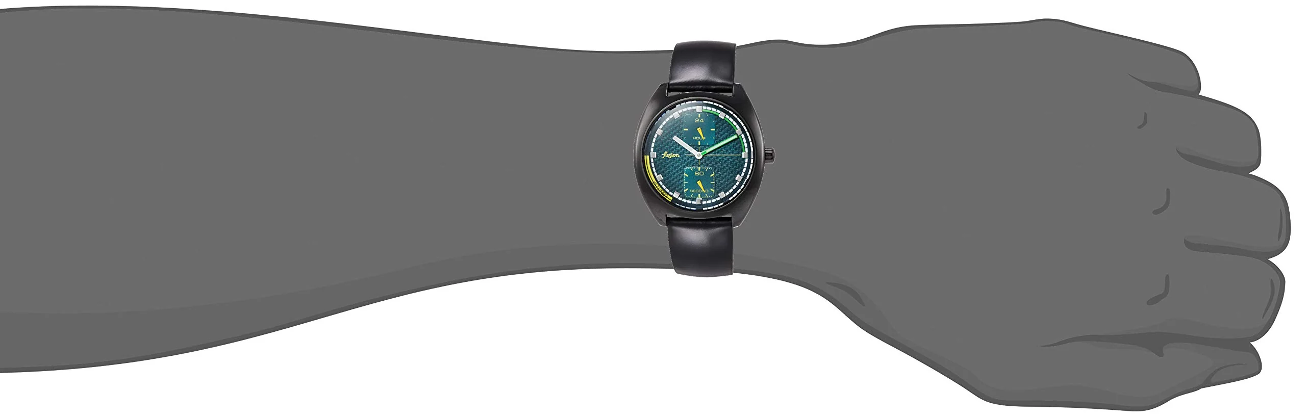 ALBA Fusion AFSK403 Green Dial Quartz Watch - Image 2