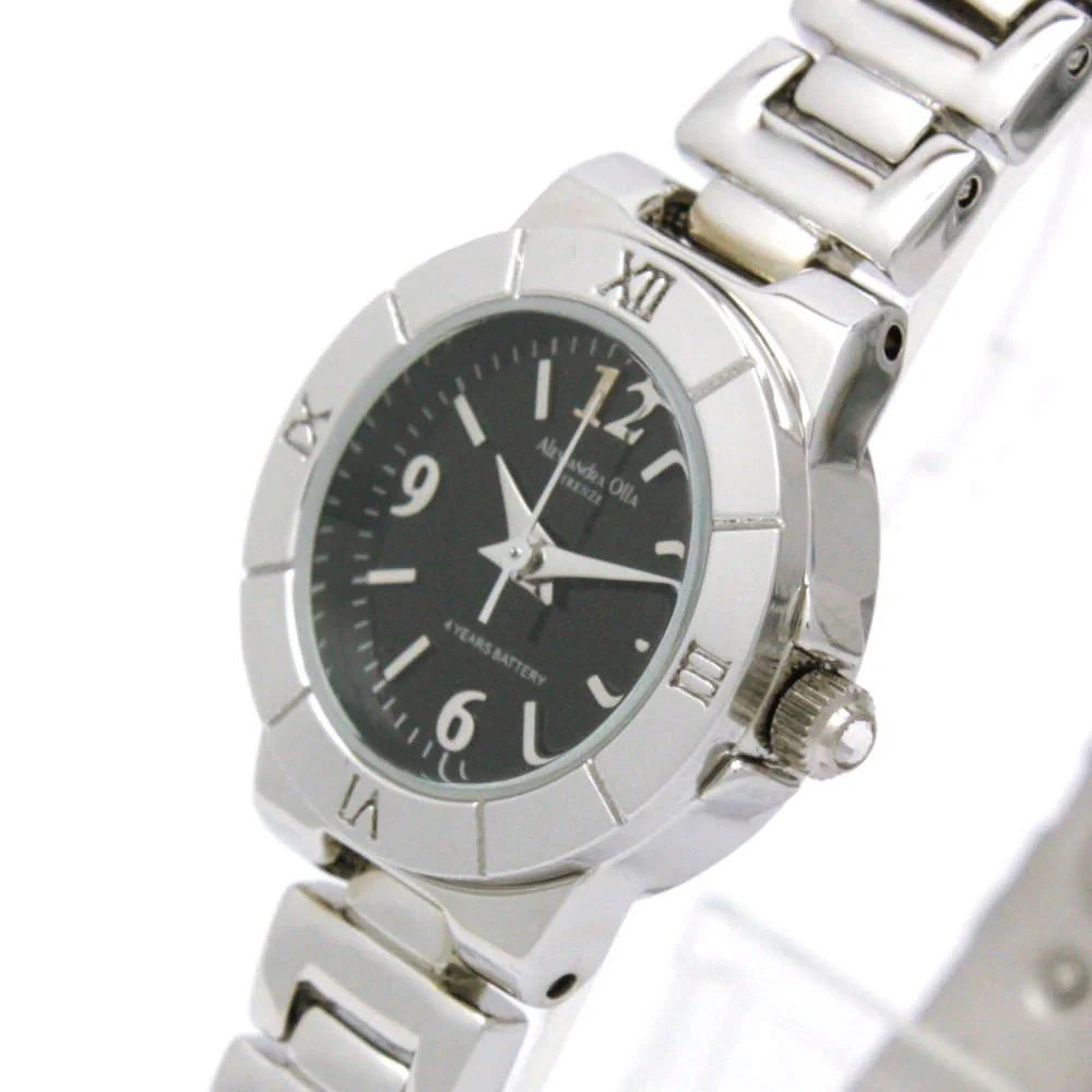 Alessandra Olla AO-220-1 Round Black Dial Women's Watch - Image 6