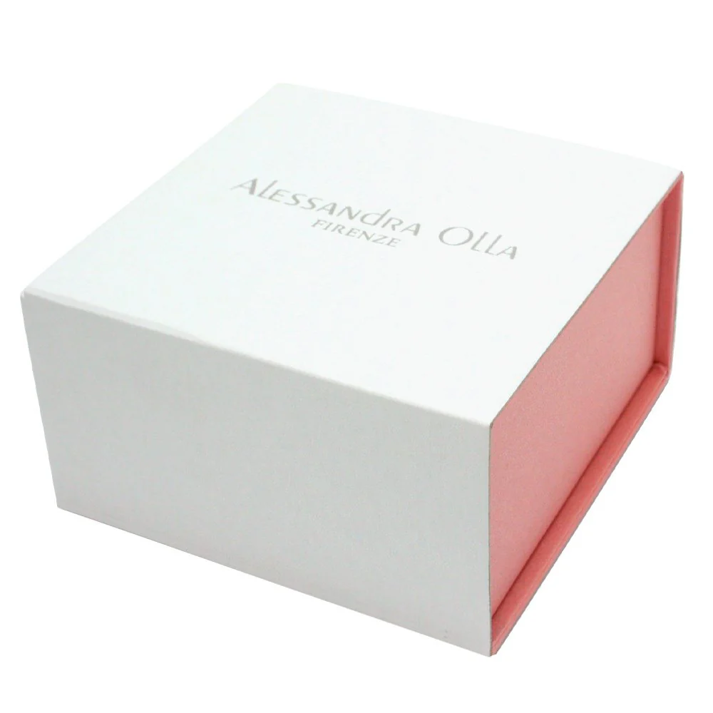 Alessandra Olla AO-240-4 Pink Gold Rectangular Women's Watch - Image 7