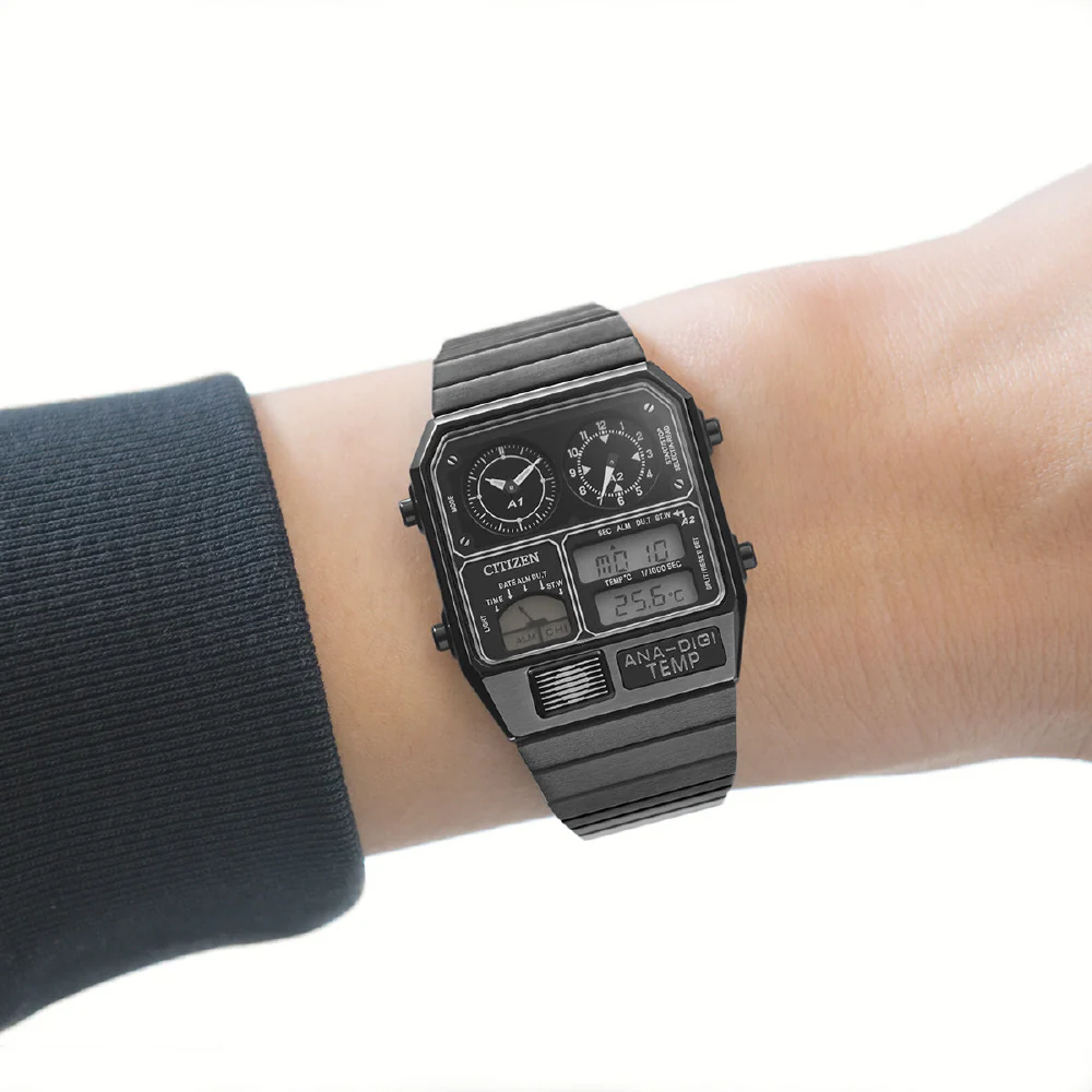 Citizen Men's Record Label Ana-Digi Temp Watch JG2105-93E - Image 6