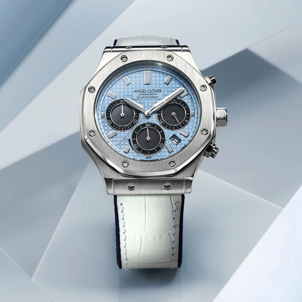 ANGEL CLOVER EVS43SBU WH Exventure Solar Watch with Durable Design, Solar Powered Efficiency, and Stylish White Finish for Everyday Adventure - Image 7