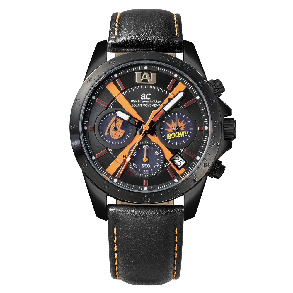 Angel Clover HE40-BA My Hero Academia Katsuki Bakugo Model Limited Edition 1-Year Warranty Black Design Stylish and
