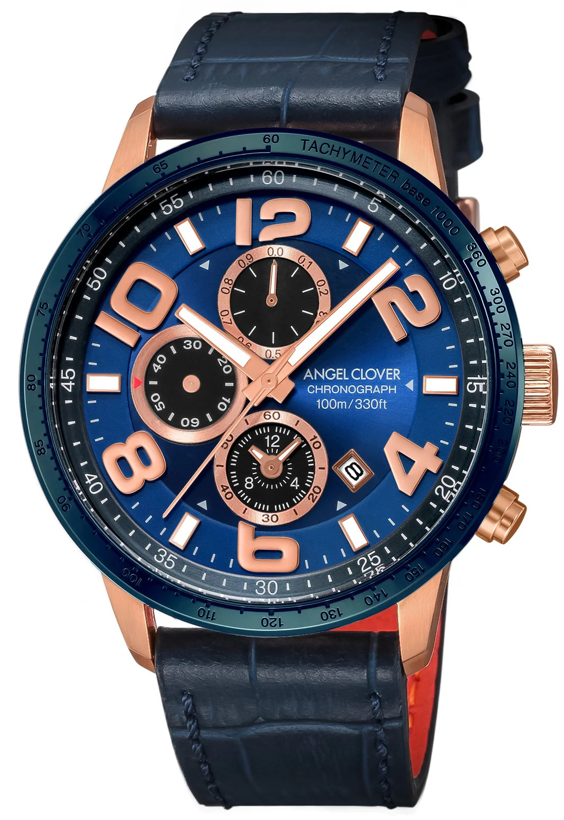 ANGEL CLOVER Luce LU44PNV-NV Navy Chronograph Men's Watch