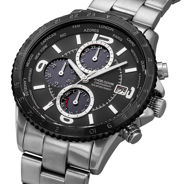 Angel Clover NMOS44SBBK Eco-Friendly Solar Powered Stylish Design Water Resistant Durable Build