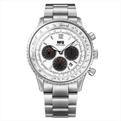 Angel Clover NTS44MFG-PO Limited Edition White Chronograph 1-Year Warranty Porsche 718 Collaboration - Image 3
