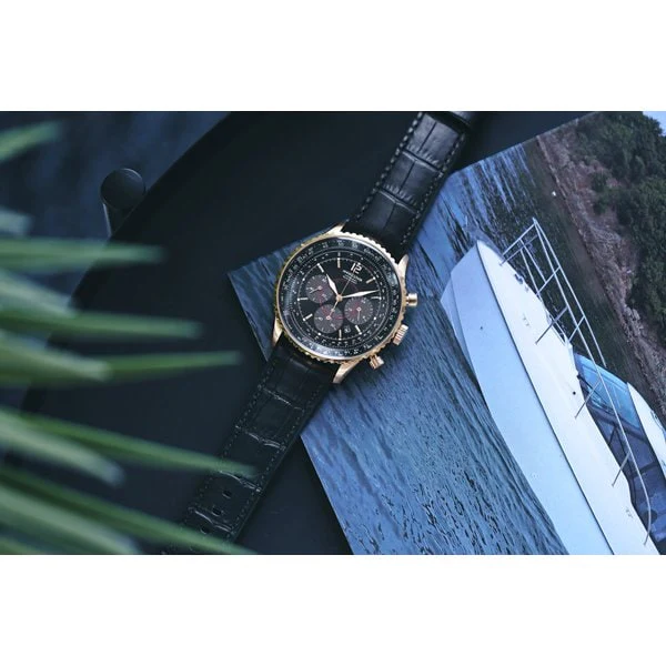 ANGEL CLOVER NTS44PBK BK Stylish Solar Powered Timepiece with Durable Design, Elegant Black Finish and Eco Friendly Technology - Image 9