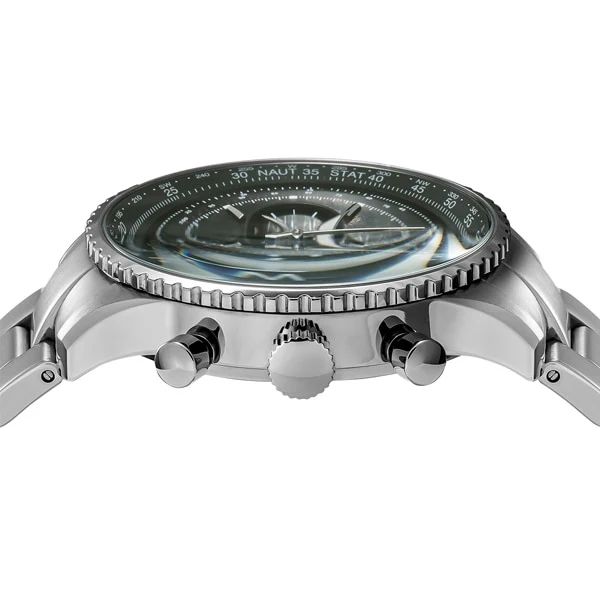 ANGEL CLOVER NTS44SGR Stylish Solar Powered Watch with Durable Stainless Steel, Elegant Design, and Water Resistance for Everyday Wear - Image 4