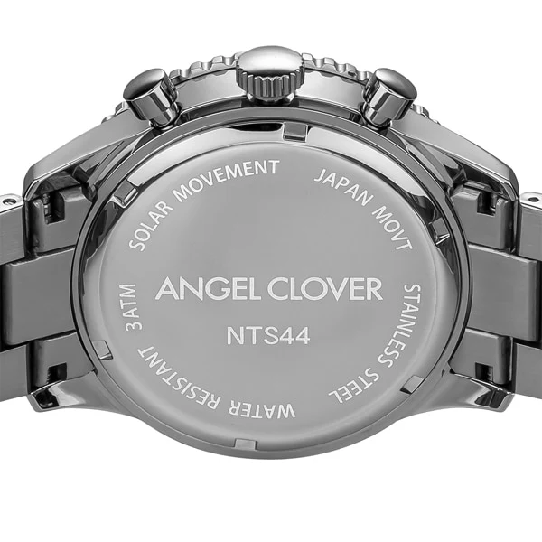 ANGEL CLOVER NTS44SGR Stylish Solar Powered Watch with Durable Stainless Steel, Elegant Design, and Water Resistance for Everyday Wear - Image 5