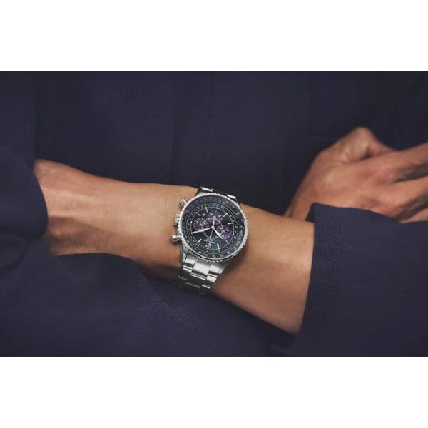 ANGEL CLOVER NTS44SGR Stylish Solar Powered Watch with Durable Stainless Steel, Elegant Design, and Water Resistance for Everyday Wear - Image 9