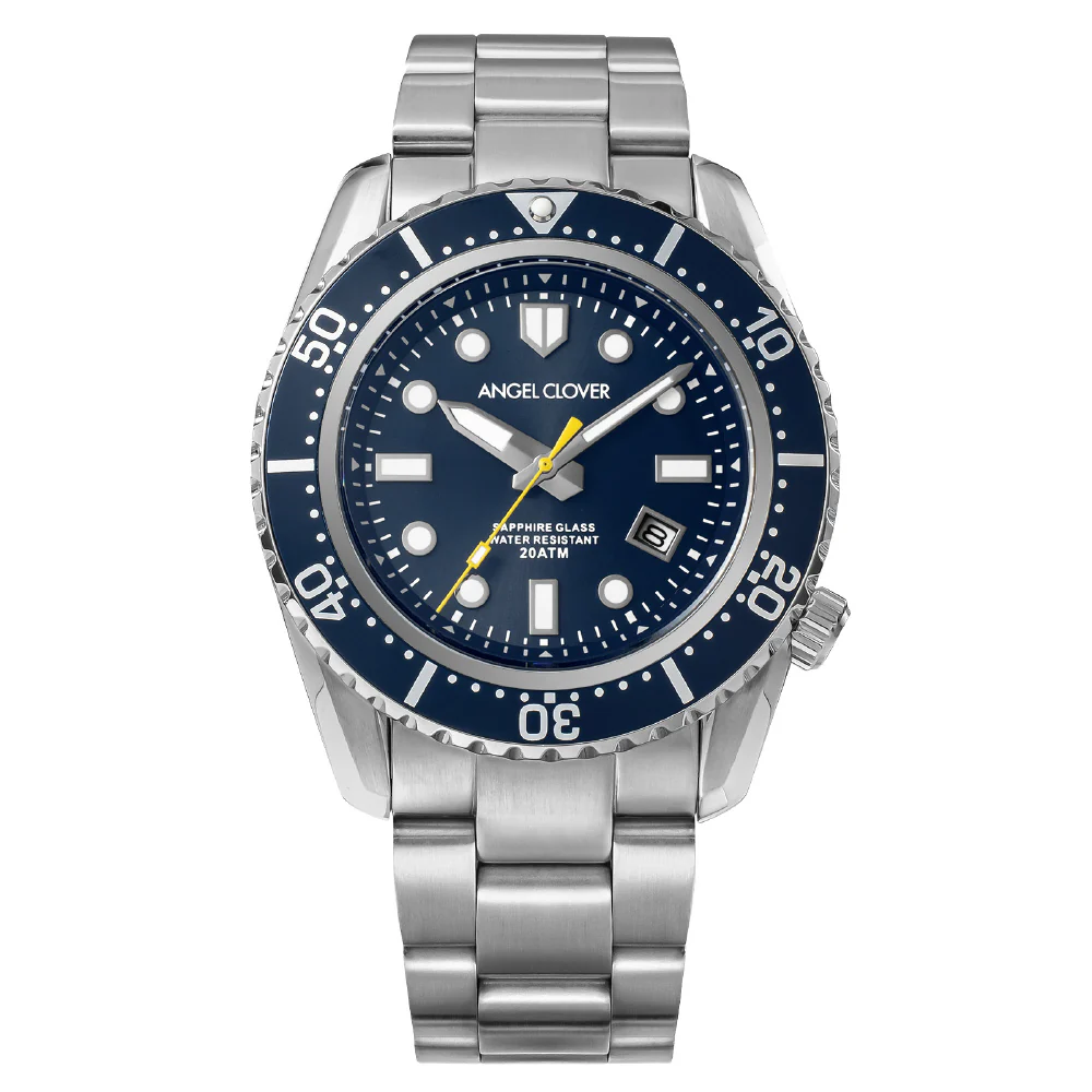 Angel Clover SCS42SNV Stylish Solar-Powered Design Water Resistant 1-Year Warranty Navy Color