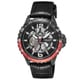 Angel Clover TCA45BBK-BKN Men's Leather/Rubber Strap Stylish Design Water Resistant Quartz Movement - Image 2