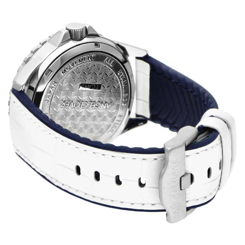 ANGEL CLOVER TCA45SWH-WH Automatic Movement Water Resistant Stylish White Dial 1-Year Warranty - Image 3