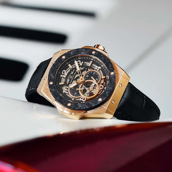 ANGEL CLOVER TCJ45PBK-BK Japan Made Timecraft Watch with Durable Black Leather Strap, Elegant Design, and Precision Quartz Movement - Image 11