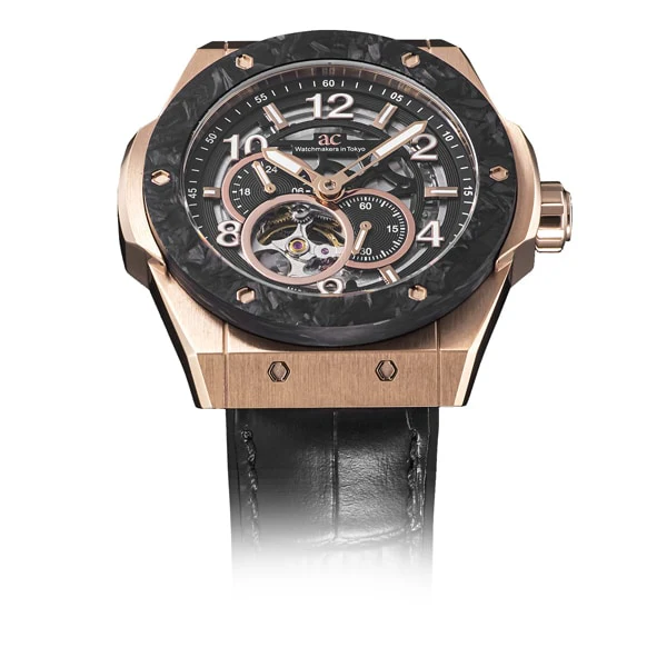 ANGEL CLOVER TCJ45PBK-BK Japan Made Timecraft Watch with Durable Black Leather Strap, Elegant Design, and Precision Quartz Movement - Image 2