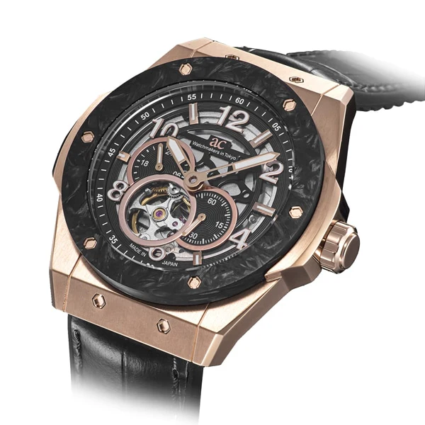 ANGEL CLOVER TCJ45PBK-BK Japan Made Timecraft Watch with Durable Black Leather Strap, Elegant Design, and Precision Quartz Movement - Image 3