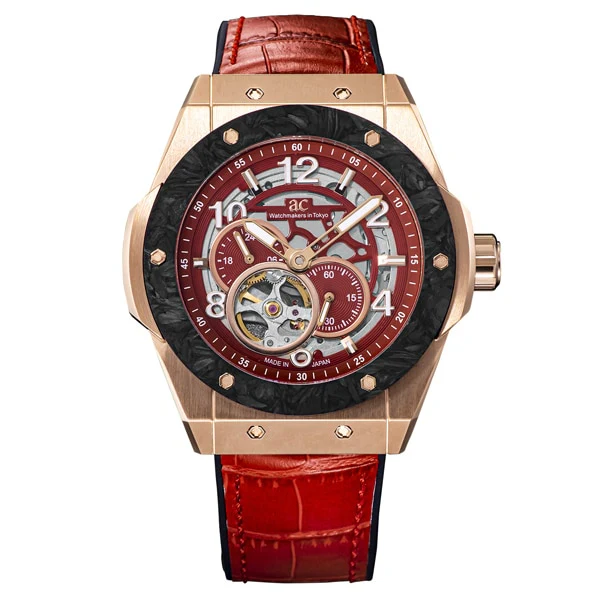 Angel Clover TCJ45PRE-RE Stylish Japanese Design Water Resistant Quartz Movement Durable Stainless Steel Band
