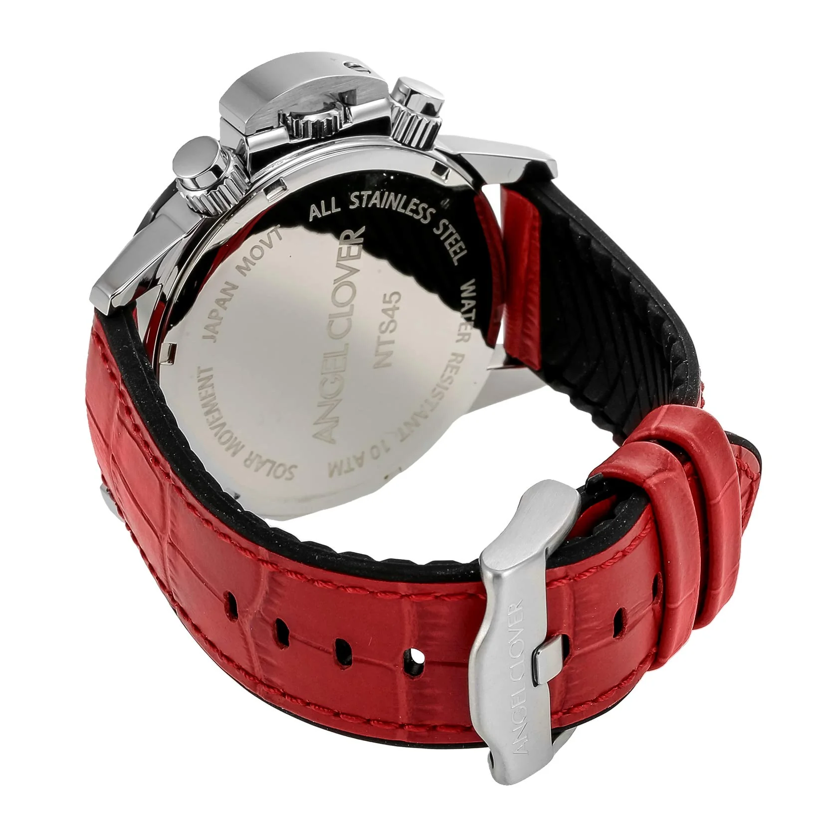 ANGEL CLOVER TIME CRAFT SOLAR NTS45SRE-RE Men's Watch - Image 5
