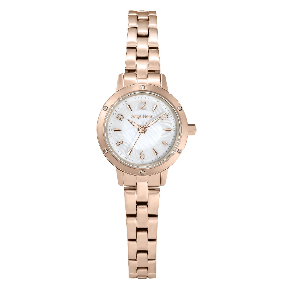 ANGEL HEART FSN25PG-Q-ELT First Star White Watch with 1 Year Warranty, Elegant Design, Water Resistant, and Precision Quartz Movement
