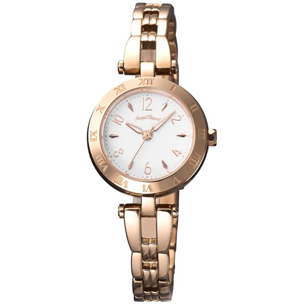 Angel Heart IT25PG Elegant Women's Metal Bracelet Stylish Design Quartz Movement Water Resistant