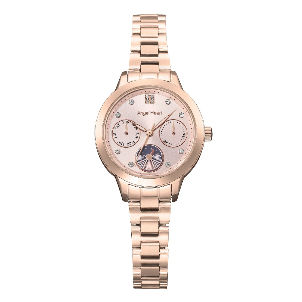 Angel Heart IT30PG Elegant Design 1-Year Warranty Pink Watch Japanese Movement Water Resistant