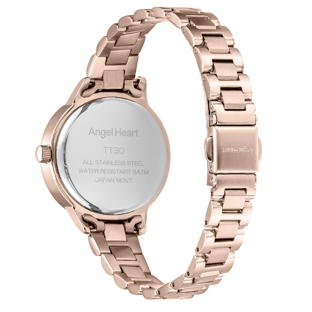 Angel Heart IT30PG Elegant Design 1-Year Warranty Pink Watch Japanese Movement Water Resistant - Image 4