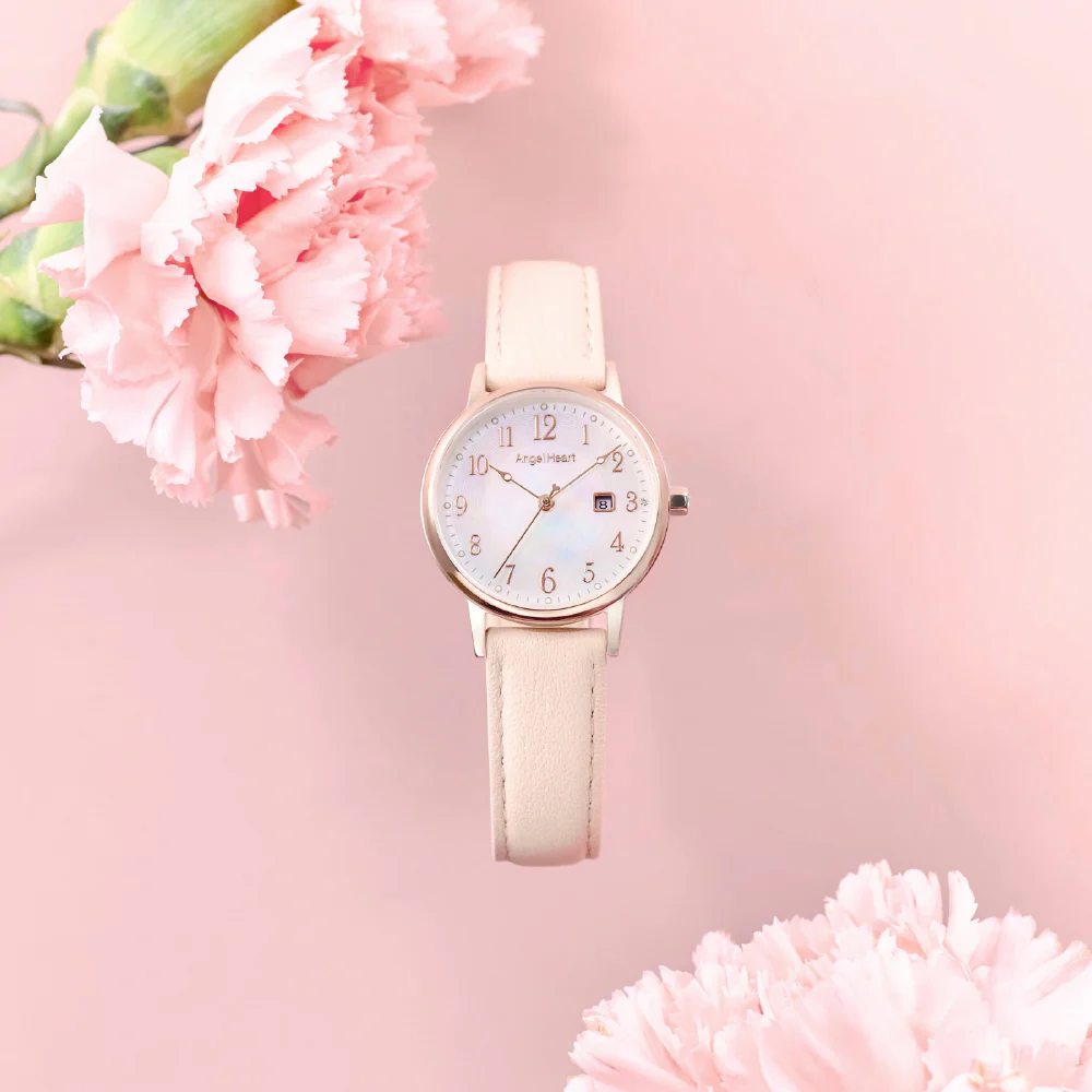 Angel Heart ITN29P-PK Innocent Time White 1-Year Warranty Elegant Design Water Resistant Stylish Women's Watch - Image 5