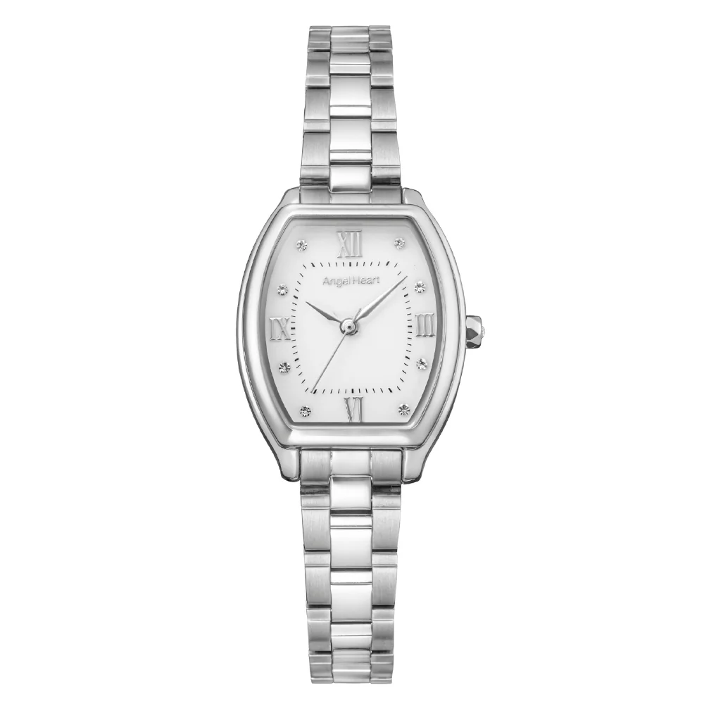 Angel Heart ITT25SS Elegant Silver Design Water Resistant 1-Year Warranty Japanese Movement