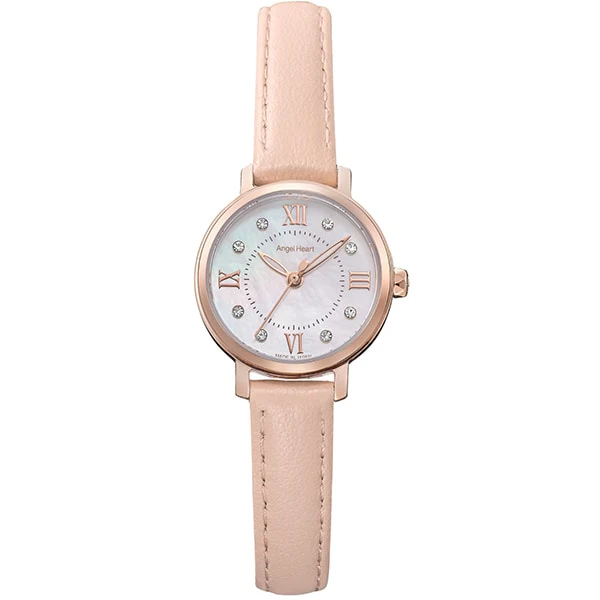 Angel Heart SKR24P PK J SAKURA TIME Elegant Pink Watch with Water Resistance, Adjustable Strap, and Stylish Floral Design for Everyday Wear