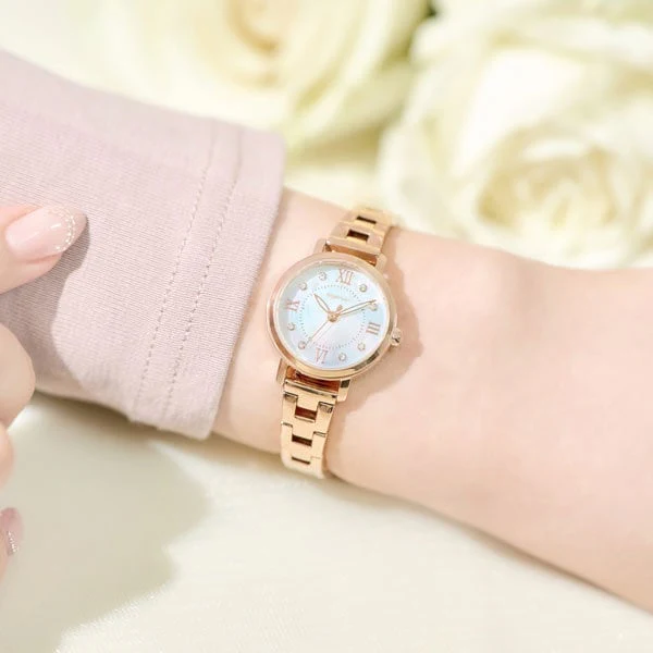 Angel Heart SKR24PG J Elegant SAKURA TIME Watch with Floral Design, Water Resistant, Reliable Quartz Movement, Perfect for Everyday Wear - Image 5