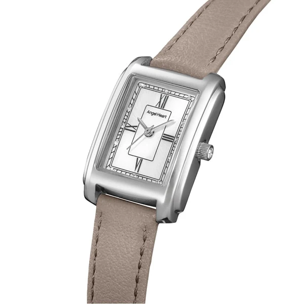 Angel Heart ST20S-GY Sparkle Time Women's Leather Strap Elegant Design Stylish Quartz Movement Timeless Fashion