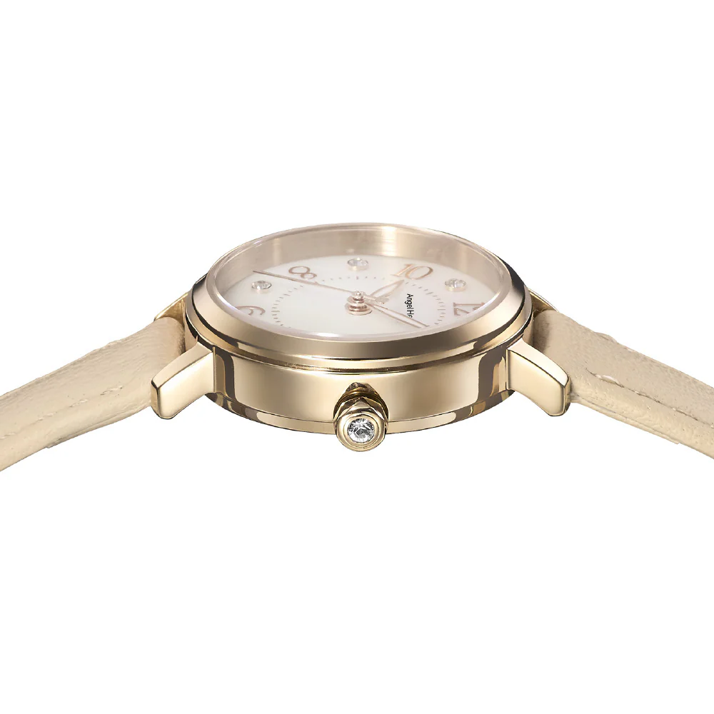 Angel Heart THN24P-PK Elegant Twinkle Heart Design White Pearl Dial 1-Year Warranty Stylish Women's Watch - Image 3